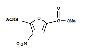31145-77-4,methyl 5-(acetylamino)-4-nitrofuran-2-carboxylate,2-Furoicacid, 5-acetamido-4-nitro-, methyl ester (8CI)