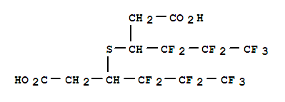 Hexanoic acid,3,3'-thiobis[4,4,5,5,6,6,6-heptafluoro- cas  312-14-1