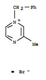 Pyrazinium,3-methyl-1-(phenylmethyl)-, bromide (1:1) cas  3138-99-6