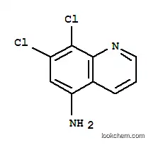 Molecular Structure of 314272-29-2 (7,8-Dichloroquinolin-5-amine)