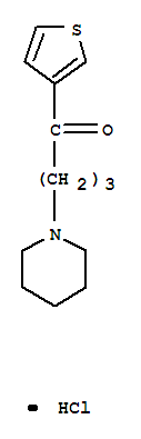 1-Butanone,4-(1-piperidinyl)-1-(3-thienyl)-, hydrochloride (1:1)