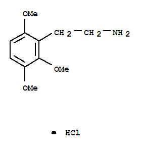 3166-84-5,2-(2,3,6-trimethoxyphenyl)ethanamine,Benzeneethanamine,2,3,6-trimethoxy-, hydrochloride (9CI); Phenethylamine, 2,3,6-trimethoxy-, hydrochloride(7CI,8CI)
