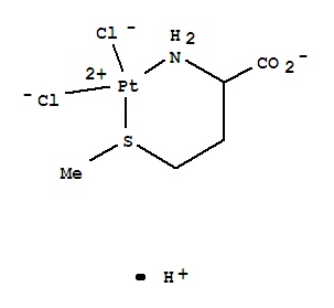 Platinate(1-),dichloro(L-methioninato-kN,kS)-, hydrogen (1:1), (SP-4-3)-