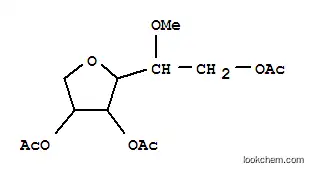 Molecular Structure of 31880-45-2 (D-Galactitol, 3,6-anhydro-2-O-methyl-, triacetate)
