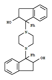 2-Indanol,1,1'-(1,4-piperazinediyl)bis[1-phenyl- (7CI,8CI) cas  3199-87-9