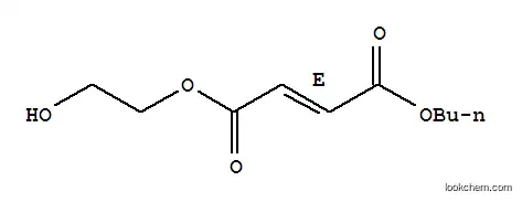 Molecular Structure of 3207-09-8 (butyl hydroxyethyl fumarate)