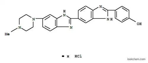 Molecular Structure of 32089-25-1 (Phenol,p-[5-[5-(4-methyl-1-piperazinyl)-2-benzimidazolyl]-2-benzimidazolyl]-,hydrochloride (8CI))