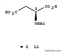 Molecular Structure of 32093-26-8 (L-Aspartic acid,N-acetyl-, dilithium salt (9CI))