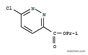 Molecular Structure of 321946-09-2 (3-Pyridazinecarboxylic acid, 6-chloro-,1-methylethyl ester)