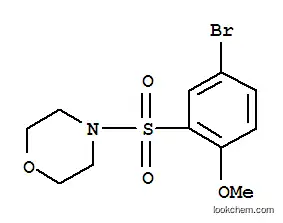 Molecular Structure of 325809-68-5 (4-(5-BROMO-2-METHOXYBENZENESULPHONYL)MORPHOLINE)