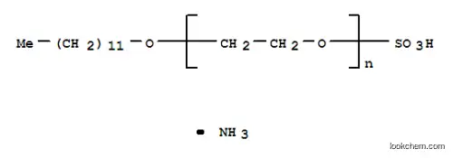 Molecular Structure of 32612-48-9 (Ammonium dodecyl poly oxyethylene sulfate)