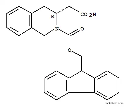 Molecular Structure of 332064-67-2 (FMOC-(R)-2-TETRAHYDROISOQUINOLINE ACETIC ACID)