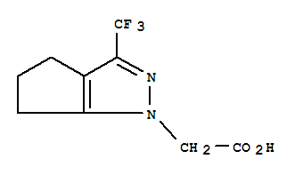 (3-TRIFLUOROMETHYL-5,6-DIHYDRO-4H-CYCLOPENTA-PYRAZOL-1-YL)-ACETIC ACIDCAS