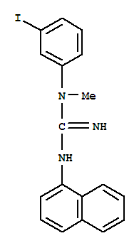 Guanidine,N-(3-iodophenyl)-N-methyl-N'-1-naphthalenyl-