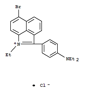 Benz[cd]indolium,6-bromo-2-[4-(diethylamino)phenyl]-1-ethyl-, chloride (1:1)