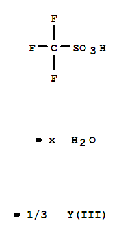 Methanesulfonic acid,1,1,1-trifluoro-, yttrium(3+) salt, hydrate (3:1: )