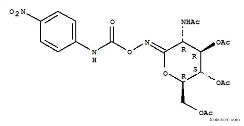 Molecular Structure of 351421-19-7 (O-(2-ACETAMIDO-2-DEOXY-3,4,6-TRI-O-ACETYL-D-GLUCOPYRANOSYLIDENE)AMINO N-(4-NITROPHENYL)CARBAMATE)