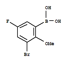 3-BROMO-5-FLUORO-2-METHOXYPHENYLBORONIC ACID