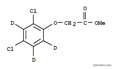 Molecular Structure of 358731-20-1 (METHYL 2,4-DICHLOROPHENOXY-3,5,6-D3-ACETATE)