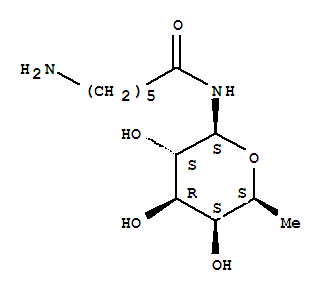 Hexanamide,6-amino-N-(6-deoxy-b-L-galactopyranosyl)-