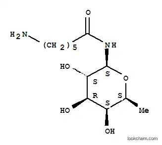 Molecular Structure of 35978-97-3 (N-(E-AMINOCAPROYL)-B-L-FUCOPYRANOSYLAMINE)