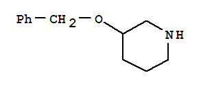 Molecular Structure of 37098-74-1 (Piperidine,3-(phenylmethoxy)-)
