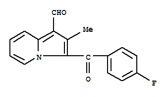 1-Indolizinecarboxaldehyde,3-(4-fluorobenzoyl)-2-methyl-