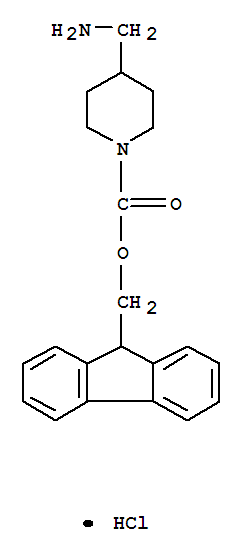 9H-Fluoren-9-ylmethyl 4-(aminomethyl)piperidine-1-carboxylate hydrochloride