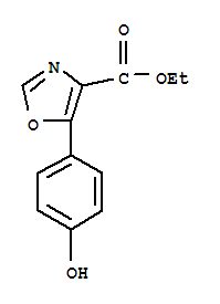 5-(4-Hydroxyphenyl)-4-oxazolecarboxylic acid ethyl ester