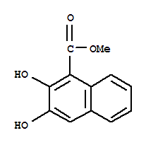 1-Naphthalenecarboxylic acid, 2,3-dihydroxy-, methyl ester (9CI)