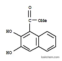 Molecular Structure of 401623-89-0 (1-Naphthalenecarboxylic acid, 2,3-dihydroxy-, methyl ester (9CI))