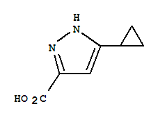 3-Cyclopropyl-1H-pyrazole-5-carboxylic acid