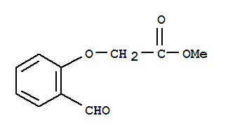 Molecular Structure of 40359-34-0 (Acetic acid,2-(2-formylphenoxy)-, methyl ester)