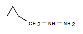 Molecular Structure of 40487-93-2 (Hydrazine,(cyclopropylmethyl)-)