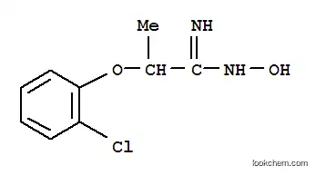 Molecular Structure of 404911-77-9 (Propanimidamide,2-(2-chlorophenoxy)-N-hydroxy-(9CI))