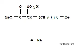 Molecular Structure of 4062-78-6 (sodium methyl 2-sulphooctadecanoate)