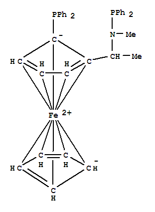 Ferrocene,1-(diphenylphosphino)-2-[(1R)-1-[(diphenylphosphino)methylamino]ethyl]-, (1R)-(406680-94-2)