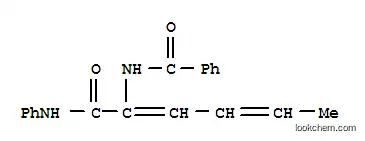 N-(1-anilino-1-oxohexa-2,4-dien-2-yl)benzamide