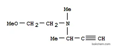 Molecular Structure of 423162-83-8 (3-Butyn-2-amine,N-(2-methoxyethyl)-N-methyl-(9CI))