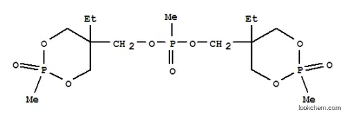 Molecular Structure of 42595-45-9 (Bis[(5-ethyl-2-methyl-1,3,2-dioxaphosphorinan-5-yl)methyl] methyl phosphonate P,P'-dioxide)