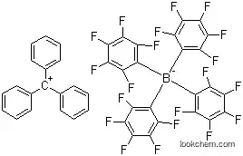 Molecular Structure of 136040-19-2 (Trityl tetrakis(pentafluorophenyl)borate)