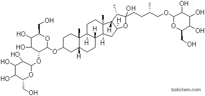 Molecular Structure of 136656-07-0 (Timosaponin BII)