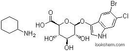 Molecular Structure of 144110-43-0 (5-Bromo-6-chloro-3-indolyl-D-glucuronide cyclohexylammonium salt)