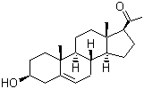 Molecular Structure of 145-13-1 (Pregnenolone)