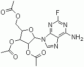 Molecular Structure of 15811-32-2 (2-Fluoro-2',3',5'-triacetoxyadenosine)