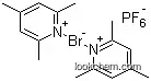 Molecular Structure of 188944-77-6 (Bis(2,4,6-trimethylpyridine)bromonium hexafluorophosphate)