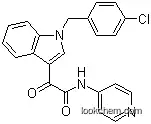 Molecular Structure of 204205-90-3 (2-(1-(4-Chlorophenylmethyl)-1H-indol-3-yl)-2-oxo-N-(pyridin-4-yl)acetamide)