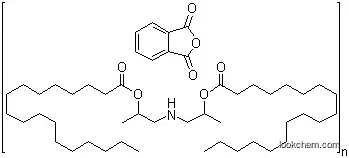 Molecular Structure of 243465-30-7 (1,3-Isobenzofurandione polymer with 1,1'-iminobis[2-propanol] octadecanoate)