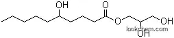Molecular Structure of 26446-31-1 (Glycerol 5-hydroxydecanoate)