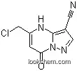 Molecular Structure of 329213-60-7 (5-(Chloromethyl)-4,7-dihydro-7-oxopyrazolo[1,5-a]pyrimidine-3-carbonitrile)